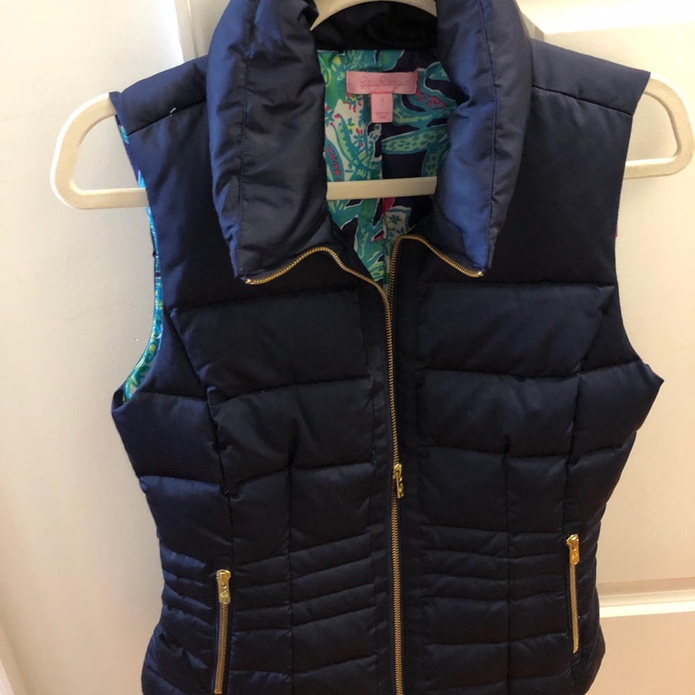 Lilly Pulitzer puffy vest